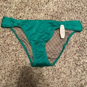 NWT Victoria’s Secret Green Bikini Bottoms